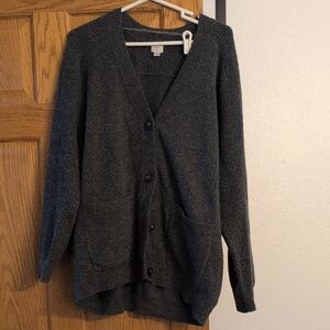 a new day Dark Gray Cardigan Sweater